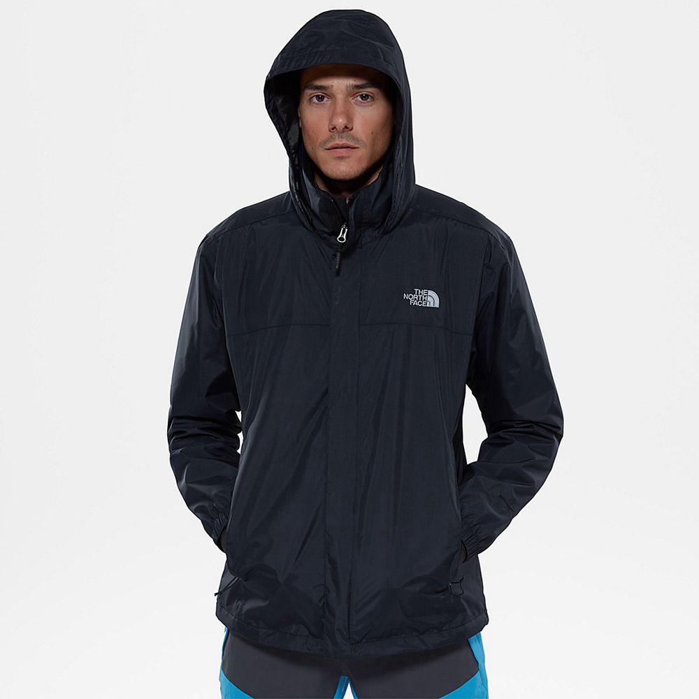 The North Face Resolve Ανδρικα Αδιάβροχο Μπουφάν - Μαυρα (IEAO71825)